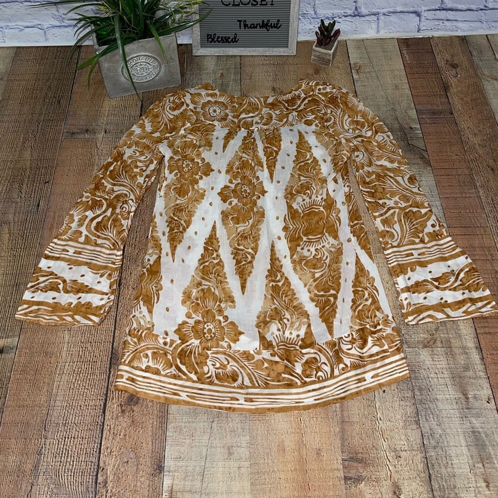 Diane Von Furstenberg Charleen Gold Top - Picture 5 of 14